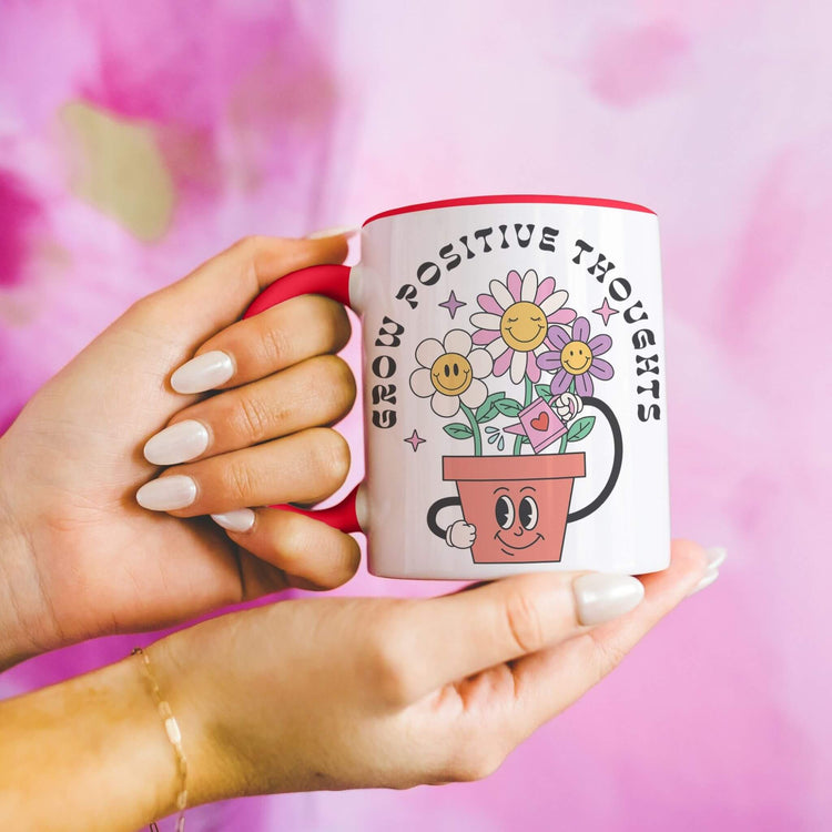 Grow Positive Thoughts Mug | 11 oz. Ceramic Mug