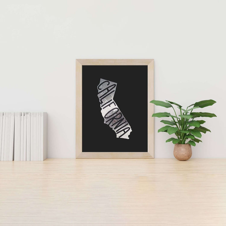 8x10 Metallic California Foil Print - Coley Made