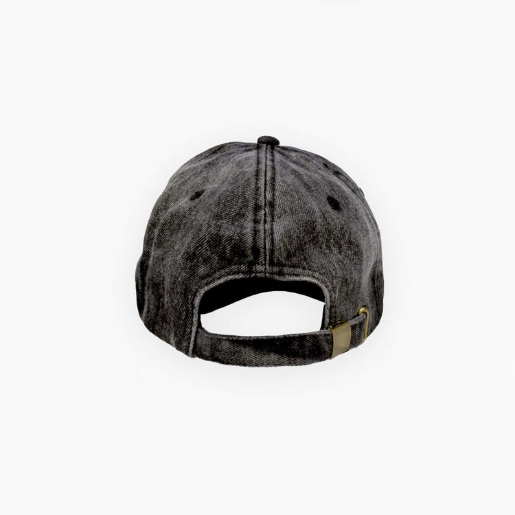 Basic Witch Adjustable Dad Cap - Black Denim
