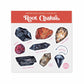 Root Chakra Crystal Sticker Set