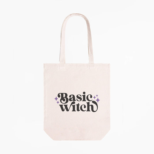 Basic Witch Tote Bag | 12 oz. Canvas Tote