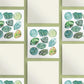 multiple heart Chakra Watercolor Crystal Art Prints