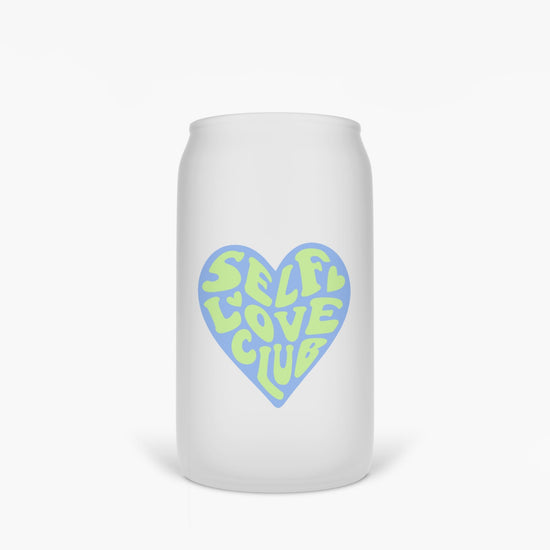 Self Love Club Glass | 13 oz. Frosted Can Glass - Coley Made