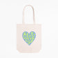 Self Love Club Tote Bag | 12 oz. Canvas Tote