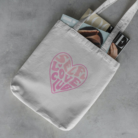 Self Love Club Tote Bag // 12 oz. Canvas Tote – Coley Made