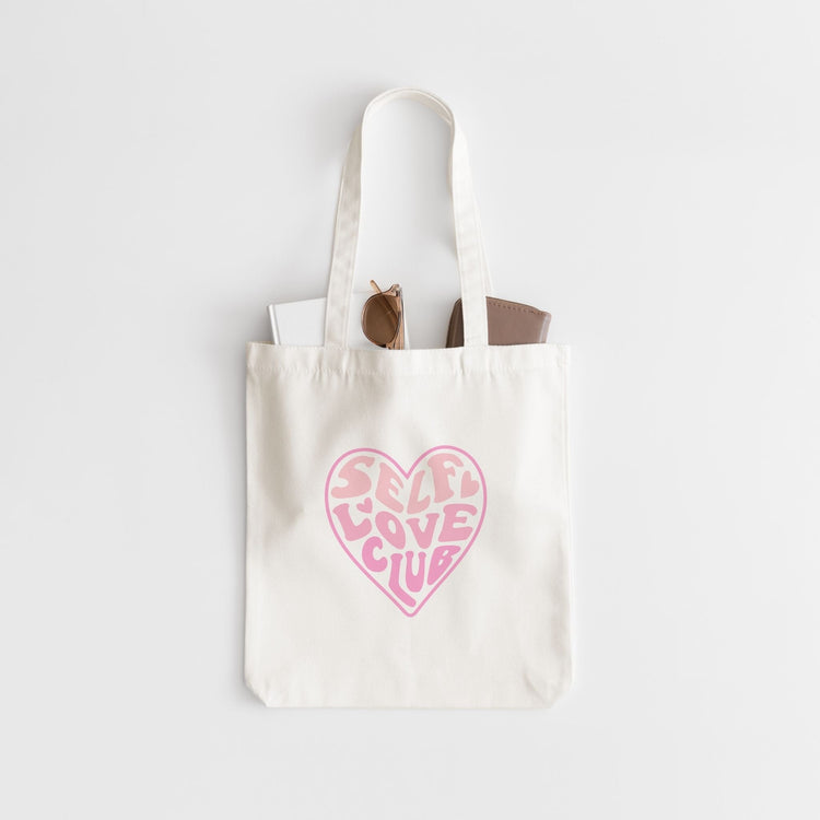 Self Love Club Tote Bag | 12 oz. Canvas Tote