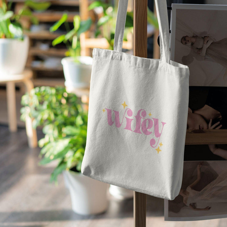 Wifey Tote Bag | 12 oz. Canvas Tote