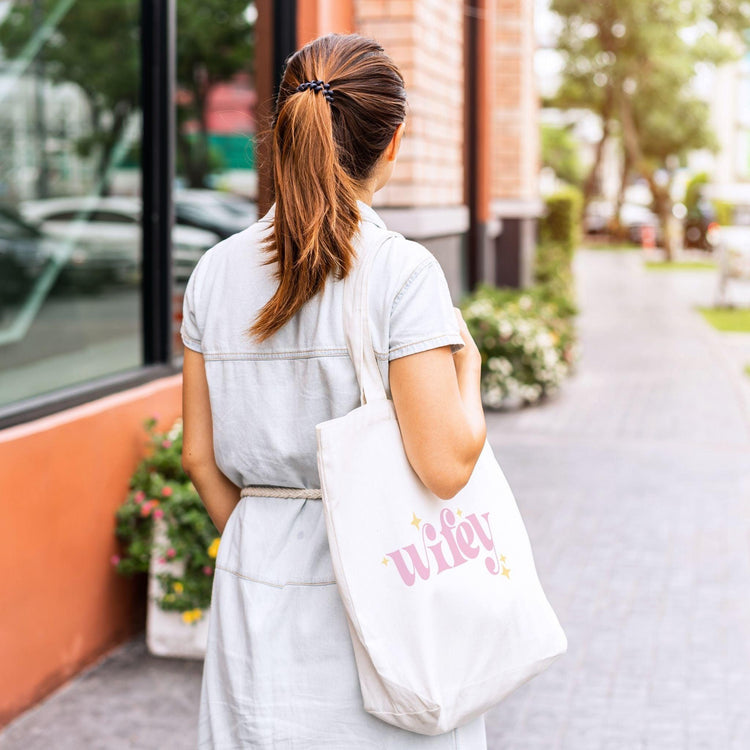 Wifey Tote Bag | 12 oz. Canvas Tote