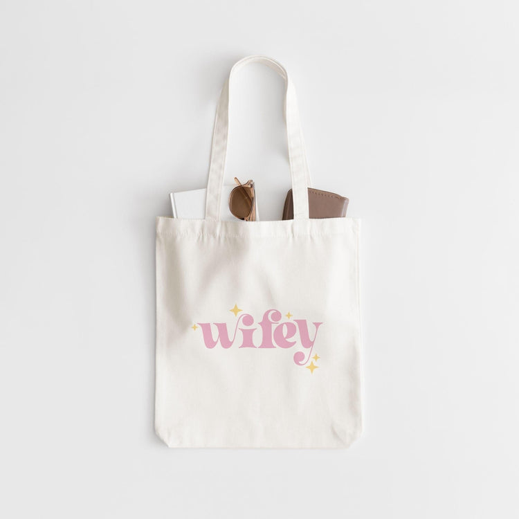 Wifey Tote Bag | 12 oz. Canvas Tote